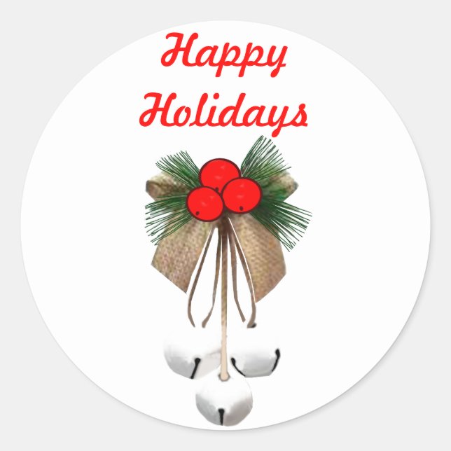 Christmas Ornament Envelope Seals (Front)