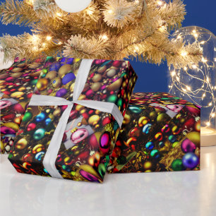 Christmas Ornament Extravaganza Wrapping Paper
