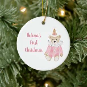 Christmas Ornament, First Christmas, Baby First Ceramic Tree Decoration