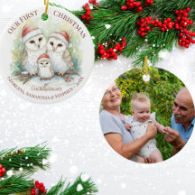 Christmas Ornament - First Christmas Grandparents