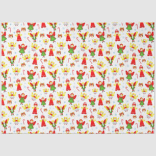 Christmas ornament funny angels  tissue paper