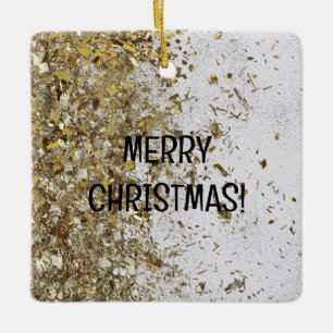 CHRISTMAS ORNAMENT GOLD DETAIL