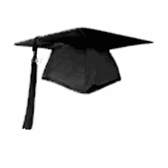 Christmas Ornament Graduate Cap Photo Sculpture Decoration (Front)