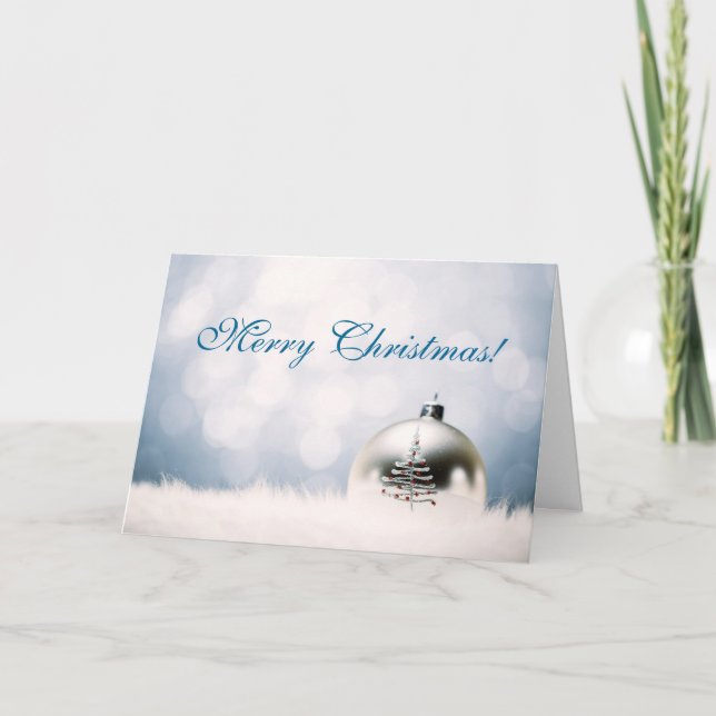 Christmas Ornament Greeting Card (Front)