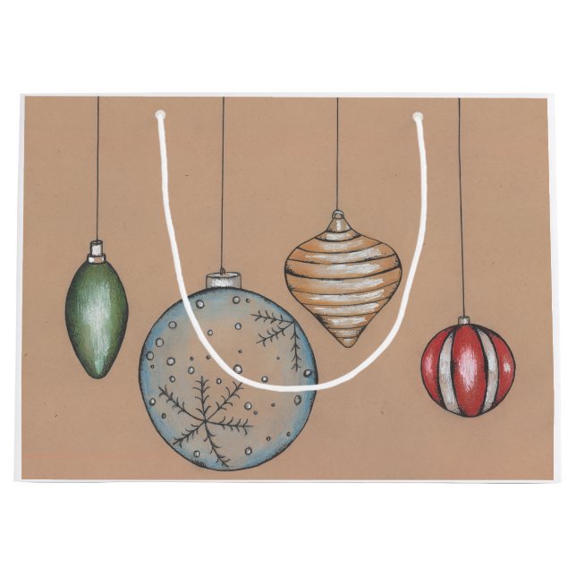 Christmas Ornament Holiday Bag (Front)