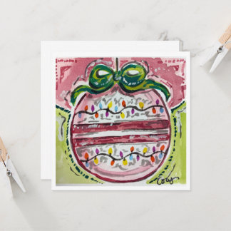 Christmas Ornament Holiday Card