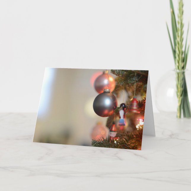 Christmas Ornament Holiday Card (Front)