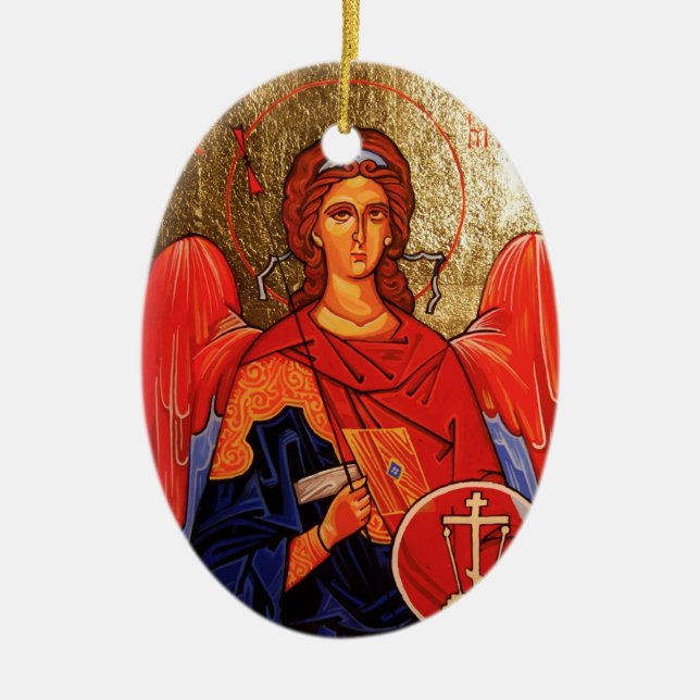 Christmas ornament Holy Archangel Michael (Front)
