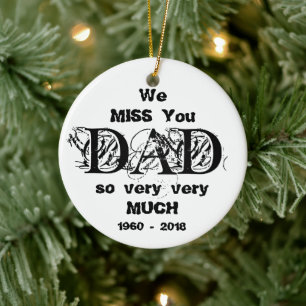 Christmas Ornament In Loving Memory Personalised