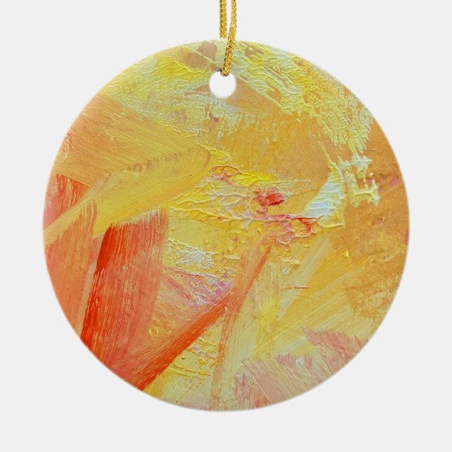 Christmas Ornament in Sunshine Design (Front)