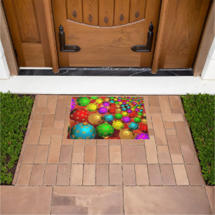 Christmas Ornament Jamboree Doormat