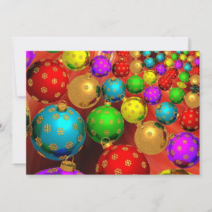 Christmas Ornament Jamboree Holiday Card
