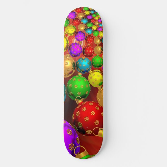 Christmas Ornament Jamboree Skateboard (Front)