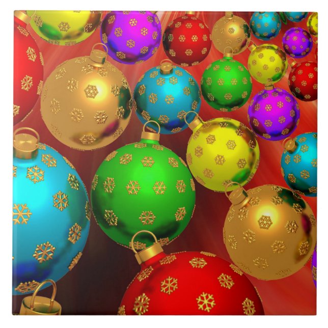 Christmas ornament jamboree tile (Front)