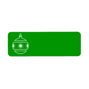Christmas Ornament Label