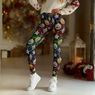 Christmas Ornament Leggings