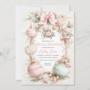 Christmas Ornament, Luxury Ornaments Bridal Invitation