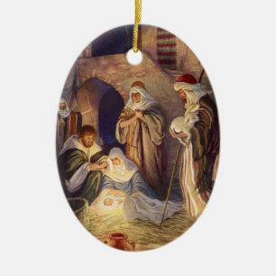 Christmas Ornament Nativity Scence
