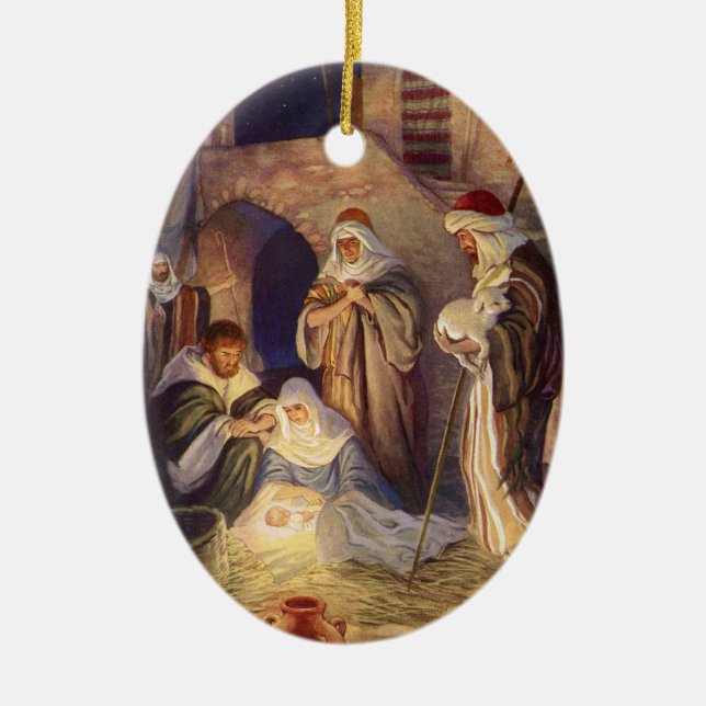 Christmas Ornament Nativity Scence (Front)