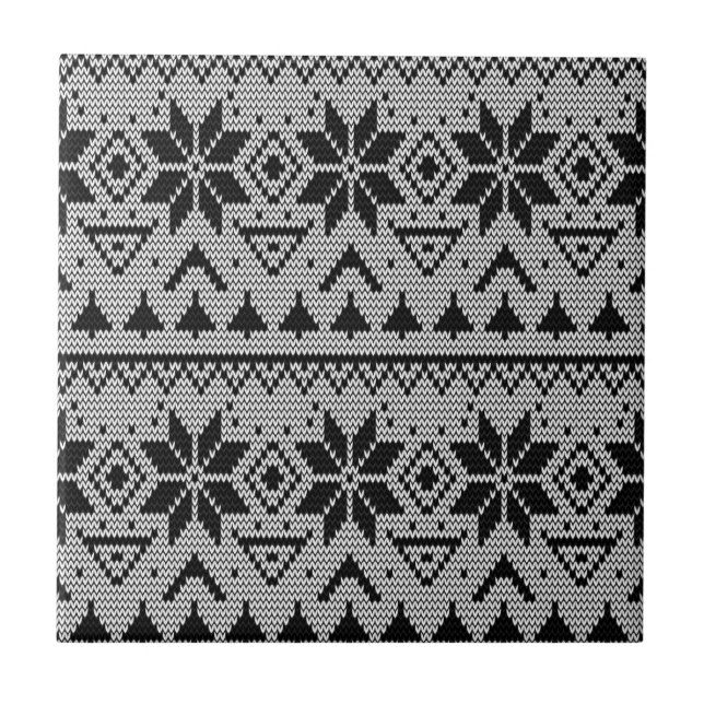 Christmas ornament nordic winter scandinavian norw tile (Front)