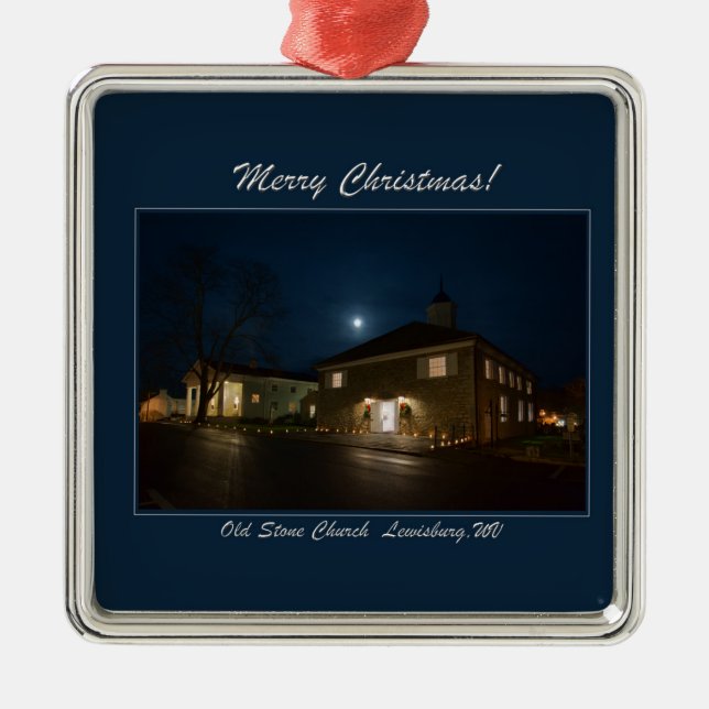 Christmas Ornament OldStoneChurch (Front)
