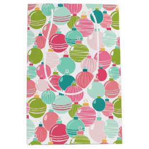 Christmas Ornament Pattern Gift Bag