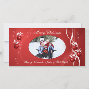 Christmas Ornament Photo Card