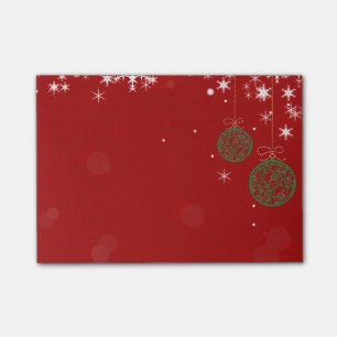 Christmas Ornament Post-it Notes