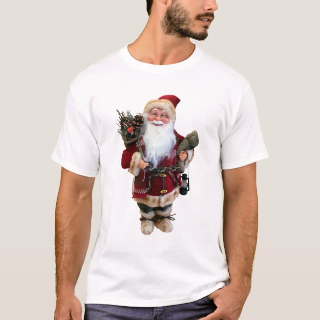 Christmas ornament Santa Claus doll T-Shirt (Front)