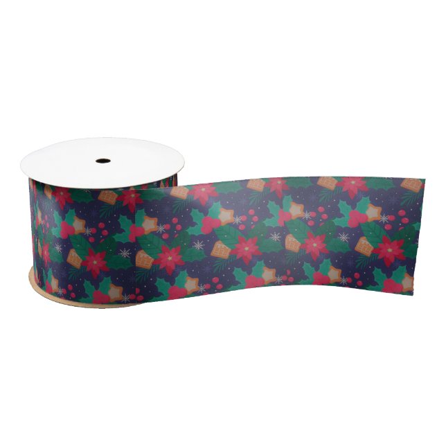 Christmas Ornament Satin Ribbon (Spool)