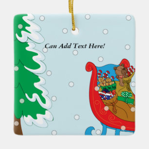 Christmas Ornament Square Personalise