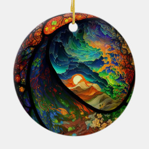 Christmas Ornament Stylised Environmental Scene