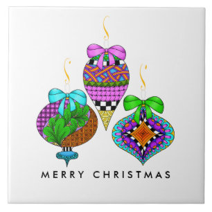 Christmas Ornament Twist Tile