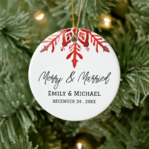 Christmas Ornament Wedding Favour