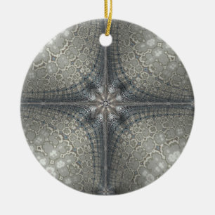 Christmas ornament with a star and Nativity