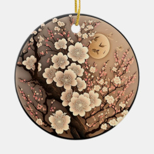 Christmas Ornament With Flowers and Sun