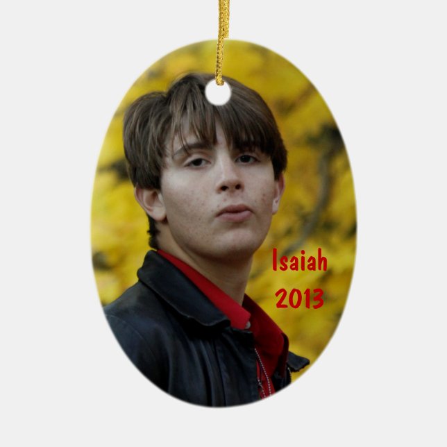 Christmas Ornament with Isaiah & Micah (Front)