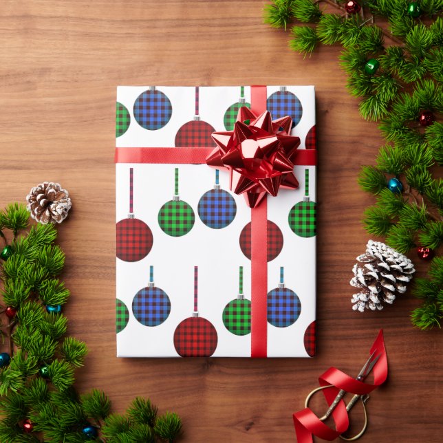 Christmas ornament wrapping paper (Holiday Gift)
