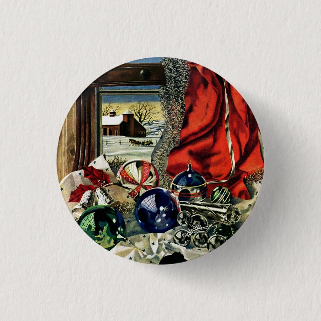 Christmas Ornaments 3 Cm Round Badge (Front)