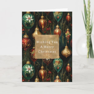 Christmas Ornaments Card