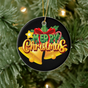 Christmas, ornaments Christmas' Bells 12 Black BG