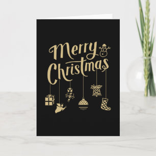 Christmas Ornaments Decoration Merry Christmas Card