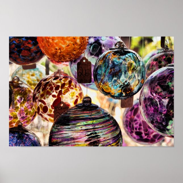 Christmas Ornaments Glass -Poster Poster (Front)