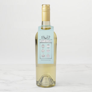 Christmas Ornaments Holiday Bottle Hanger Tags