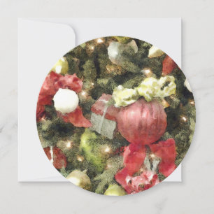 Christmas Ornaments Holiday Card