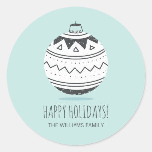 Christmas Ornaments Holiday Stickers