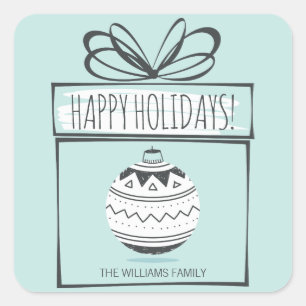 Christmas Ornaments Holiday Stickers