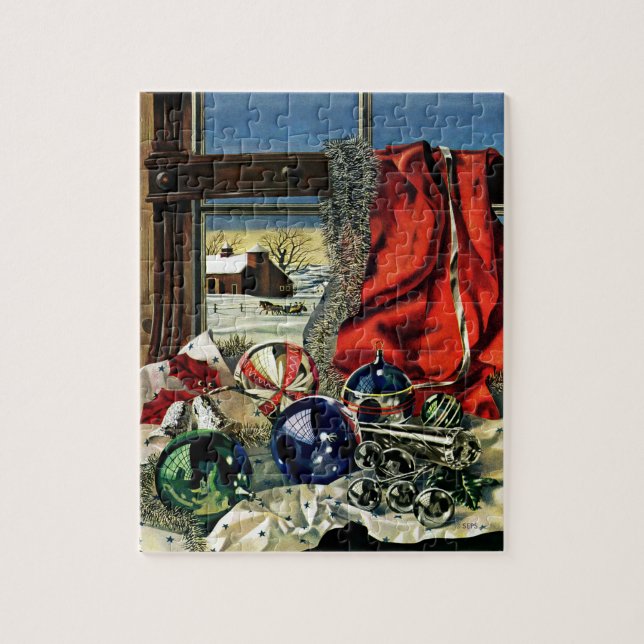 Christmas Ornaments Jigsaw Puzzle (Vertical)