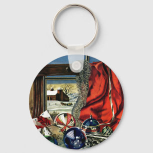 Christmas Ornaments Key Ring