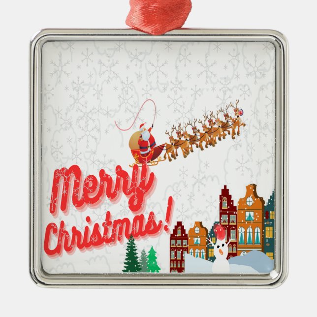 Christmas Ornaments Metal Frame- Kriyas Collection (Front)